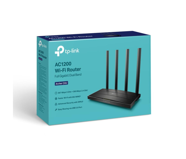 TP-Link Archer C6U (1200Mb/s a/b/g/n/ac) USB DualBand - 604426 - zdjęcie 4